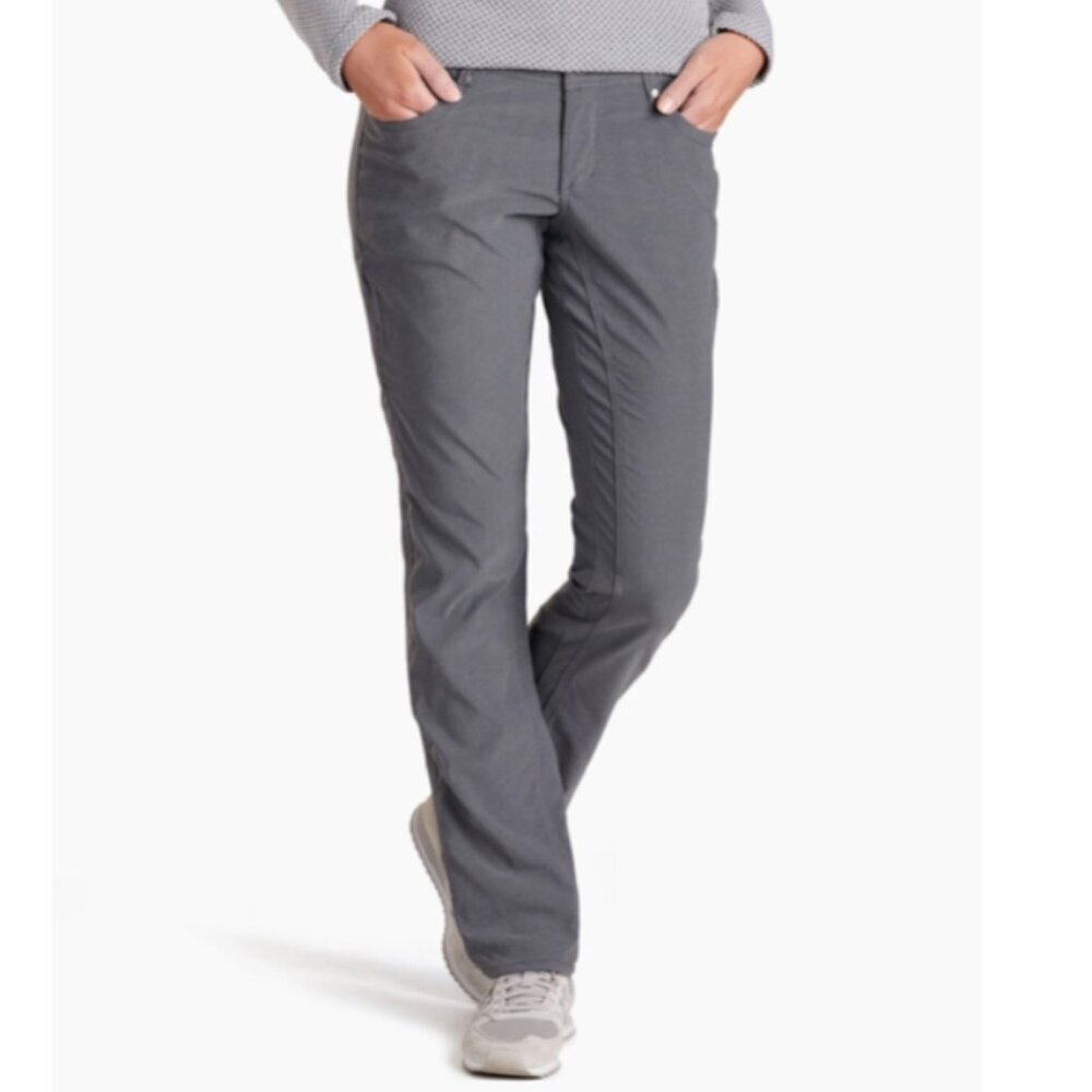 KÜHL‎ Women’s Trekr Pants Size 4 Charcoal Gray Technical Hiking EUC